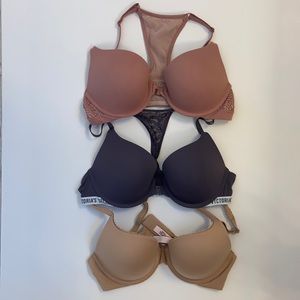 Set of 3 Victoria’s Secret Bras
